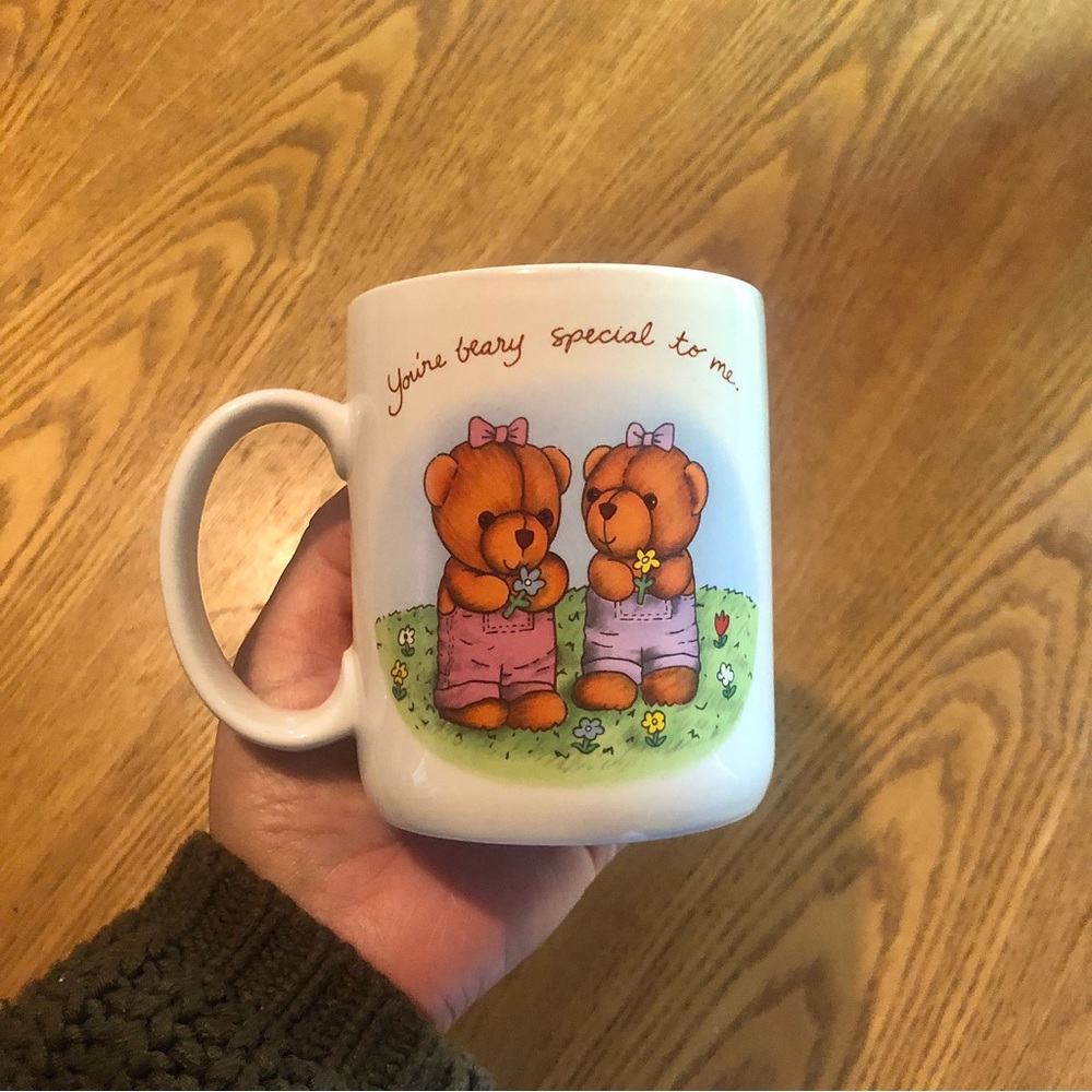 White Ceramic 'You're Beary Special to Me' Teddy Bear Mug